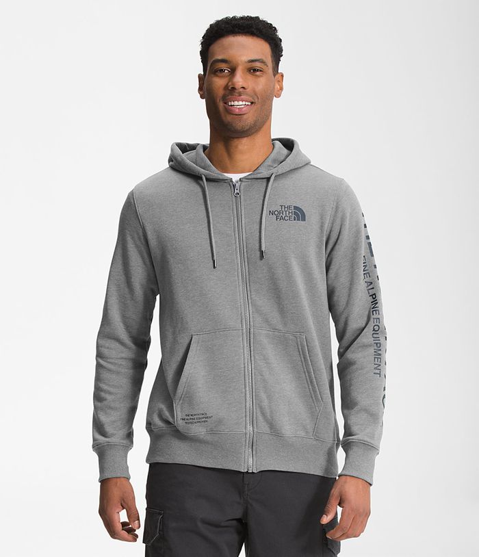 Sudadera Con Capucha The North Face Hombre Gris Brand Proud Full Zip 80473GRVT